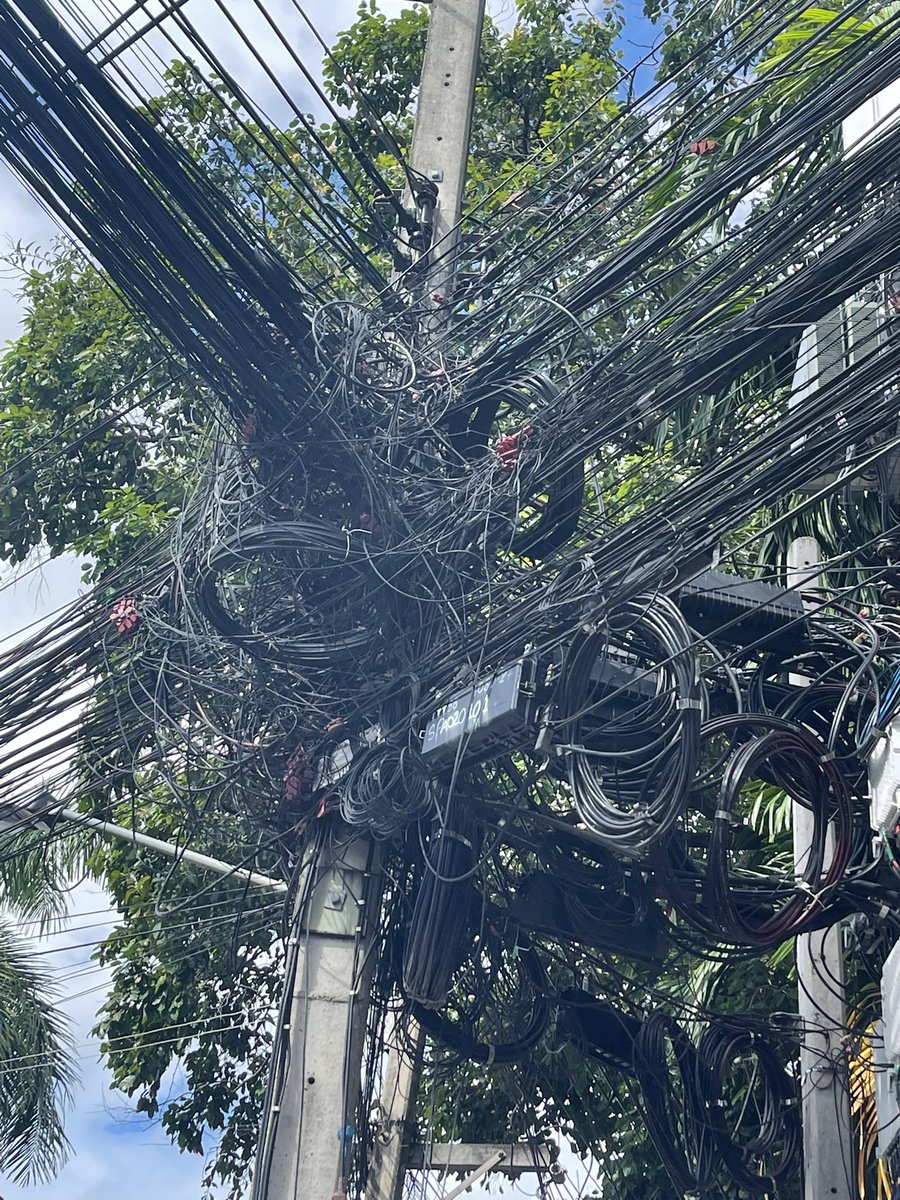 Find the needle in the wire stack. #thailand #wire #donottouch