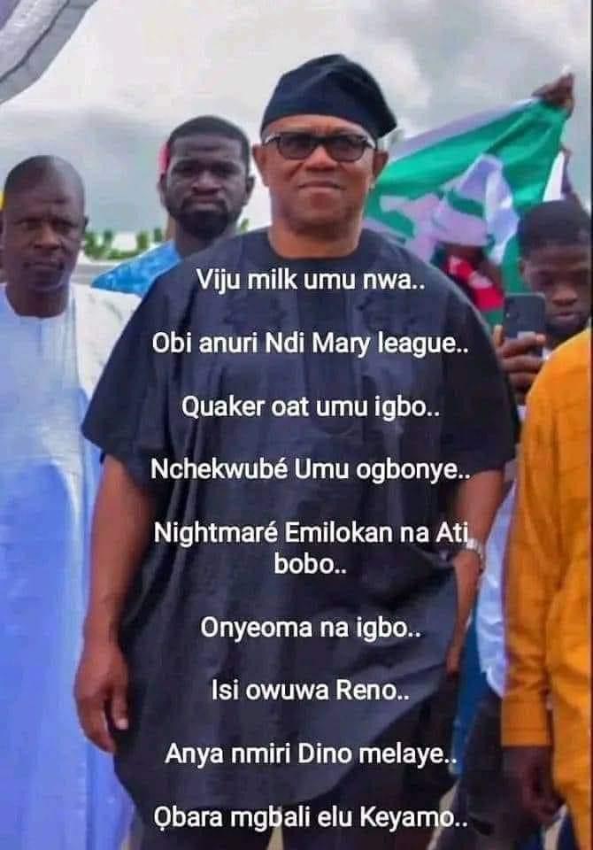 Cilia348583022's tweet photo. My incomingπ€ @PeterObi...
Isi Owuwa @renoomokri indeedππ
#ObiDatti2023
#Labourparty2023
#GoGetYourPVCNow https://t.co/Ds8knqaC3b