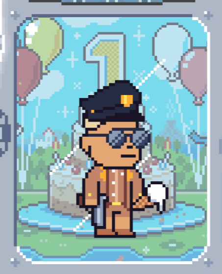 SpeedyGleason's tweet photo. Lt. Dangle #DEGENBDAY @NiftyLeague https://t.co/dvRUNWpit8