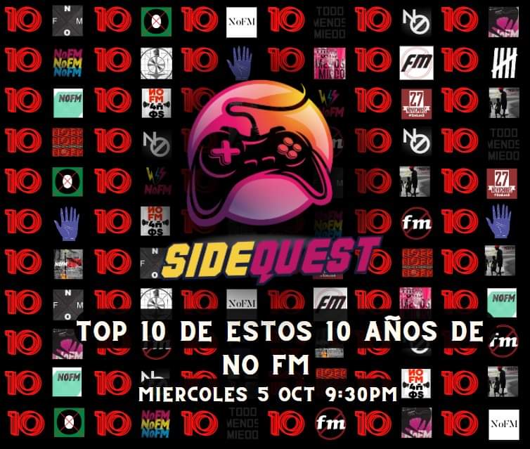 SideQuestMex's tweet photo. Ayúdanos a definir este Top 10. Responde con tu Top 10 de videojuegos en estos 10 años de @nofm_radio.
Antes del programa asignaremos puntos a cada lista y haremos el cálculo final para definir este definitivo y absoluto top 10. https://t.co/AgTk13C2oY