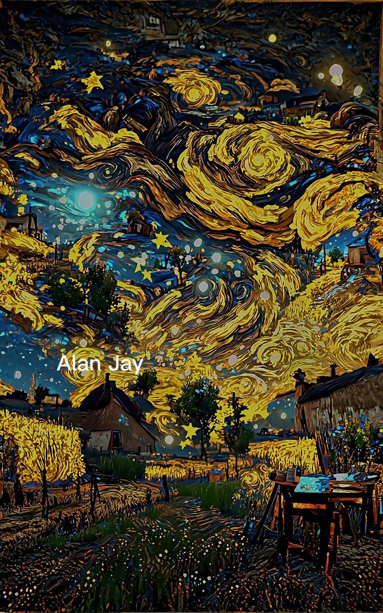 HongLienVo2's tweet photo. strry night with golden color scheme ,hopefully every one has the night in their dreams https://t.co/ZEmkyDSXis