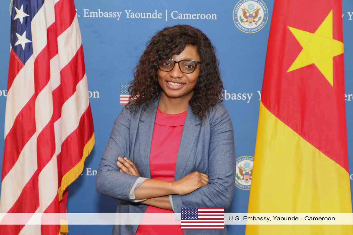 TheCameroonianZ's tweet photo. Alima Nzeket est l'une des boursières du programme d'échange @TechWomen.

@AlimaNzeket est ingénieur en informatique et doctorante en intelligence artificielle et cybersécurité à l'Université de Ngaoundéré. 

#TechWomen2022 #Cameroon 🇨🇲
© : @USEmbYaounde https://t.co/p1tRrxwyst