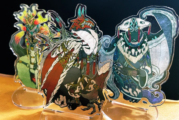 BOOTHで出すのは創作です個展で出してたアクスタと、個人的に欲しいアクキー...完全な自己満ですけど...えへ 