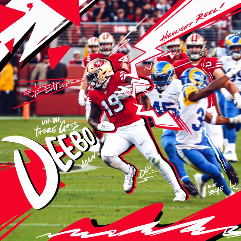 San Francisco 49ers (@49ers) on Twitter photo There goes that man again βΌοΈ
<a href="/19problemz/">Deebo</a> There goes that man again βΌοΈ
<a href="/19problemz/">Deebo</a>