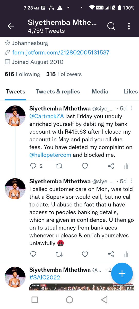 siye_kunene's tweet photo. @Sam_pkg @CartrackZA Same story https://t.co/HcvvWn6iGo