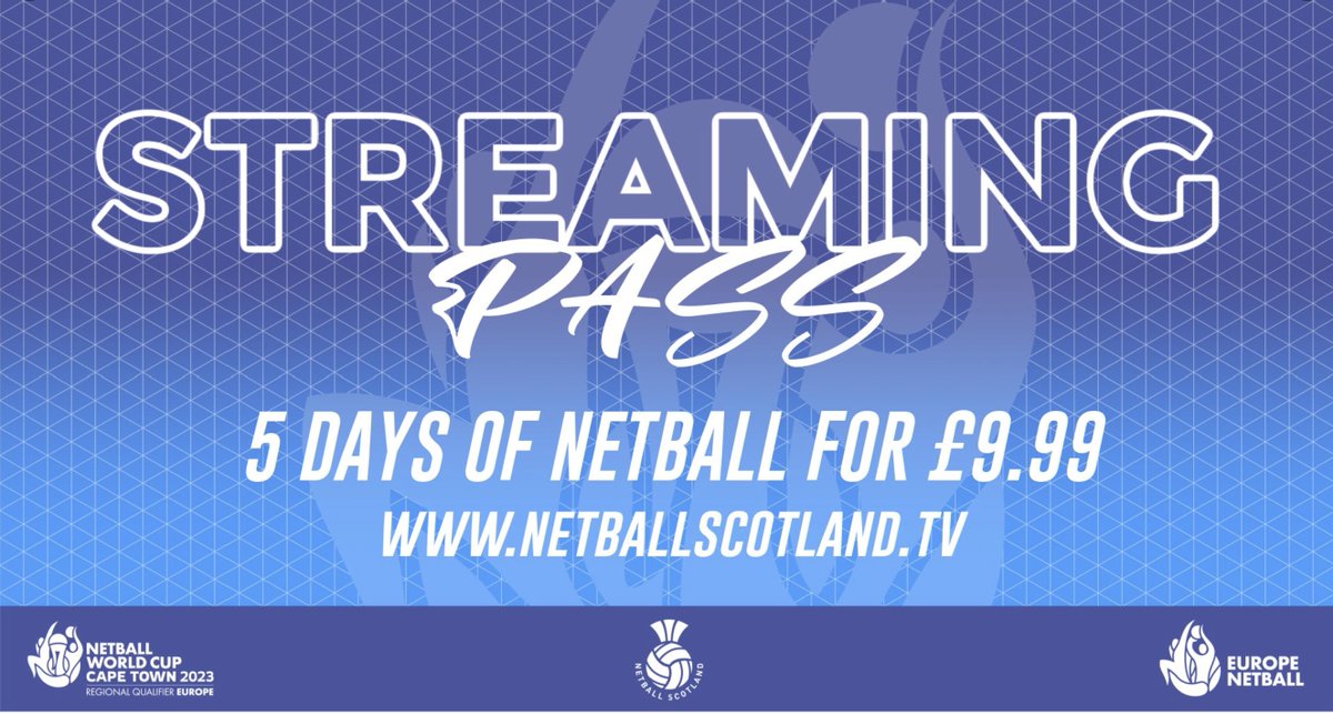 EUROPE NETBALL (@europenetball) on Twitter photo "This is one of the most important events in our netball calendar, live streaming ensures that the best of European netball is on show" Catherine Lewis, Chair of
<a href="/EuropeNetball/">EUROPE NETBALL</a>
All-access pass with live & on-demand matches for ยฃ9.99.
netballscotland.tv
#NWC23 #NWCQEurope "This is one of the most important events in our netball calendar, live streaming ensures that the best of European netball is on show" Catherine Lewis, Chair of
<a href="/EuropeNetball/">EUROPE NETBALL</a>
All-access pass with live & on-demand matches for ยฃ9.99.
netballscotland.tv
#NWC23 #NWCQEurope