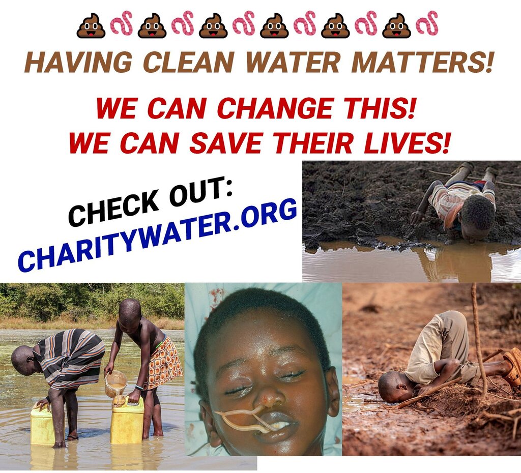 EternalLifeFan's tweet image. “Children are drinking water so dirty it looks like chocolate milk!”
~ Matt Damon

These kids literally are drinking water with poop and parasites. It’s wrong and it doesn’t have to be like this. We can be the army that rises up and fixes this. Silence i… ift.tt/ghOjdy7