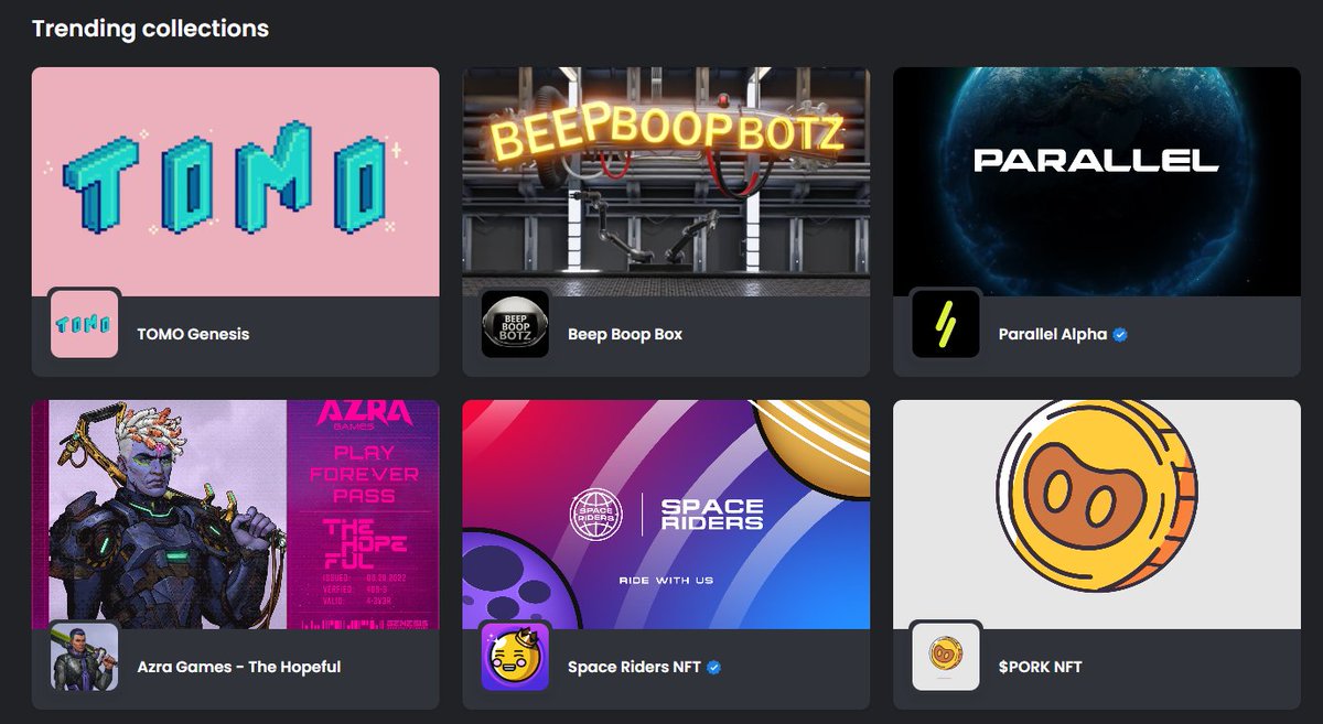 Space Riders are trending on OpenSea ✨