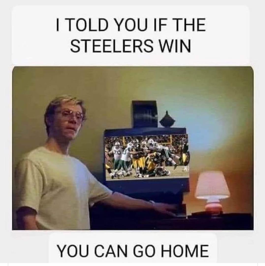 😑 #HereWeGo #SteelersNation #Dahmar #Netflix
