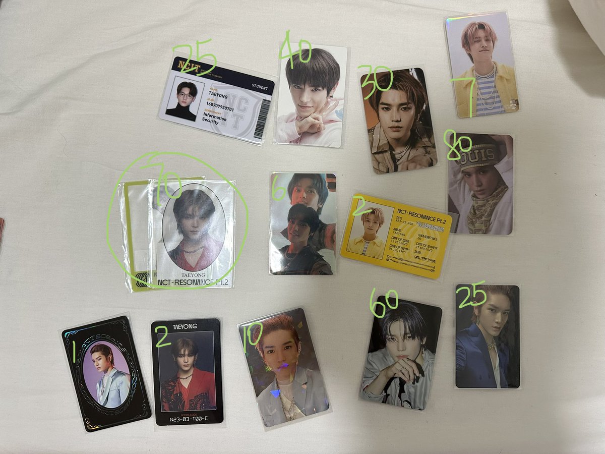 pc selling acc+fan acc💚 tweet media