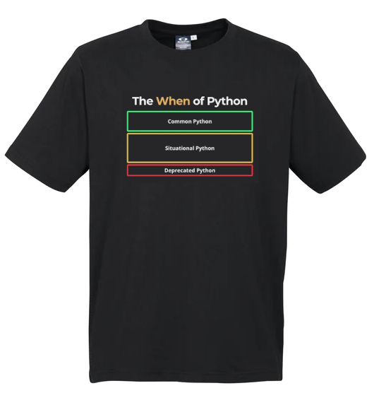 WhenOfPython's tweet image. Not a real T-shirt but just a crazy idea :-)
#whenofpython