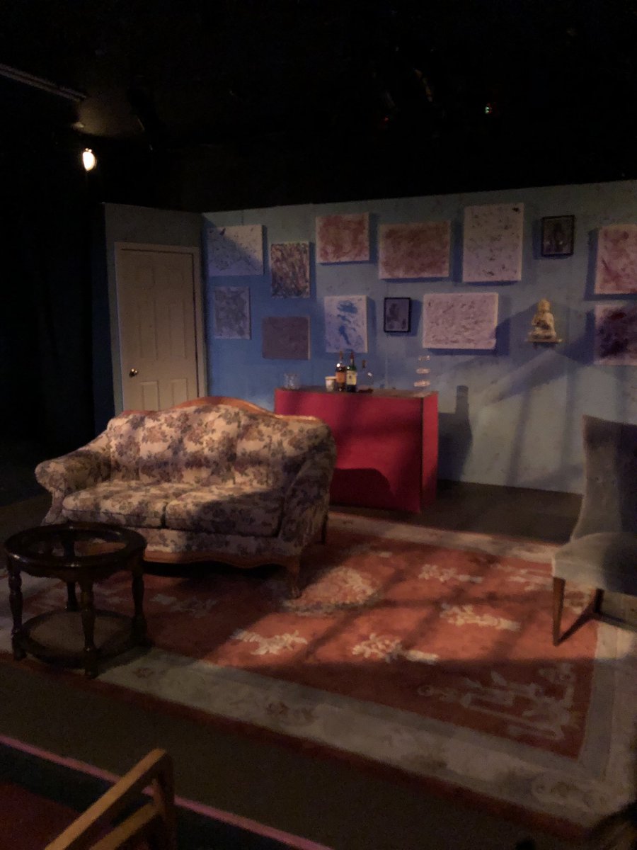 Getting ready for ‘Artifice’ at the Restless Artists Theater (RAT). A wonderful small theater in Sparks showcasing local talent!