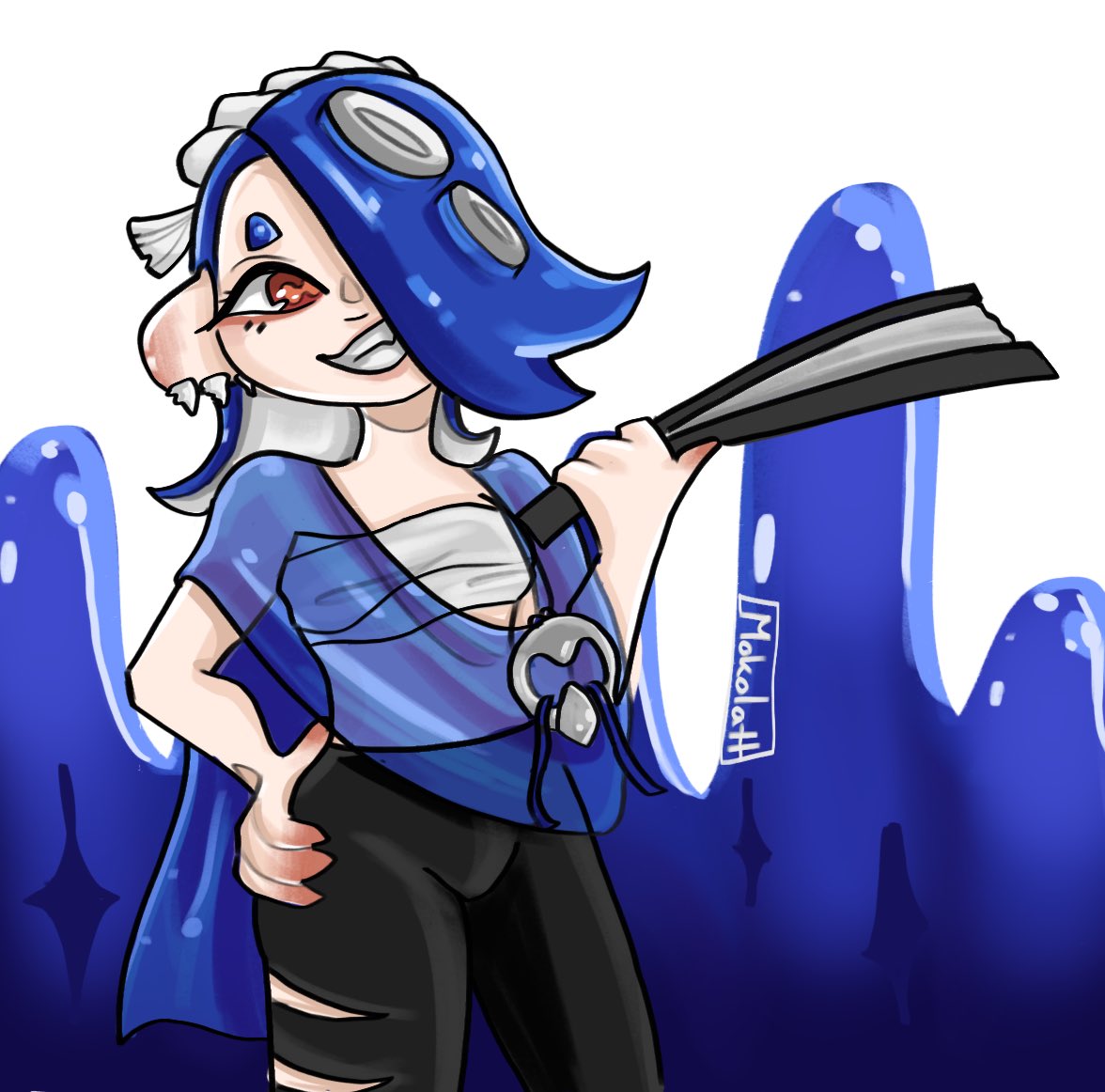 Mokolatt's tweet photo. Shiver!🦈
#splatoon3art #splatoonart #art #fanart #Splatoon3 #shiversplatoon #digitalart https://t.co/mOGrY5W1TY