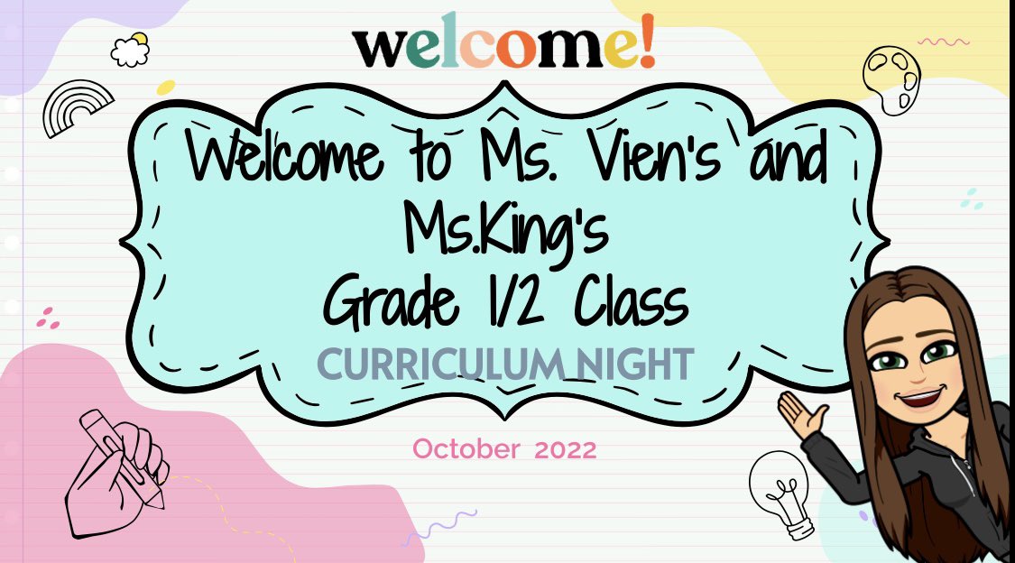 SVien10's tweet photo. Thank you to all the parents and guardians who came to @StBernardDPCDSB for our open house curriculum night. Stay updated with my amazing grade 1/2 class here! https://t.co/qiGiRlnzhg