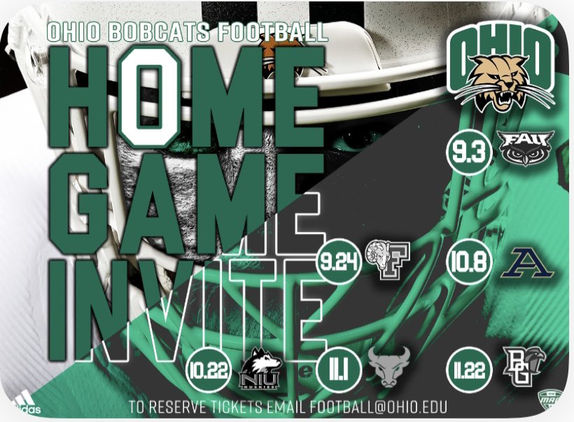 🙏 <a href="/OhioBobcats/">Ohio Bobcats</a> <a href="/KylePollockFB/">Kyle Pollock</a> for the invite!