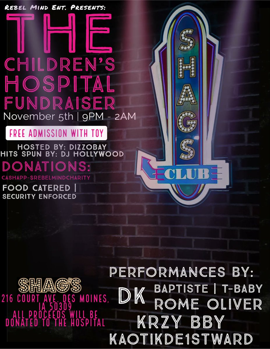 DizzoBay's tweet photo. Some updates. 
Cash app for donations to the kids $RebelMindCharity https://t.co/xKfOiefhYO