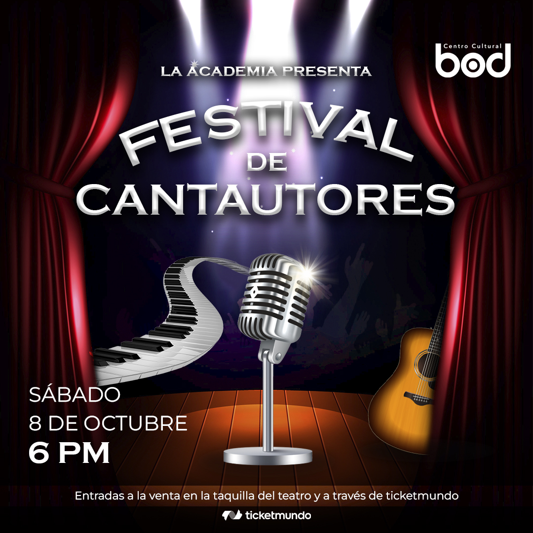 #GalaFestivalDeCantautores... Este evento, organizado y producido por la cantante y actriz Aisha Stambouli y el productor musical Leo Maldonado, está de vuelta para mostrar a nuevos talentos venezolanos de la composición y el canto. Entradas para la Gala bod.ticketmundo.com/event/2179