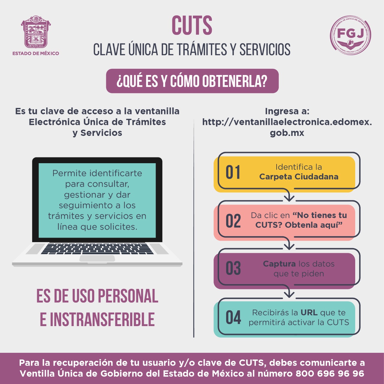Fiscalía Edoméx on Twitter "La Clave Única de Trámites y Servicios 