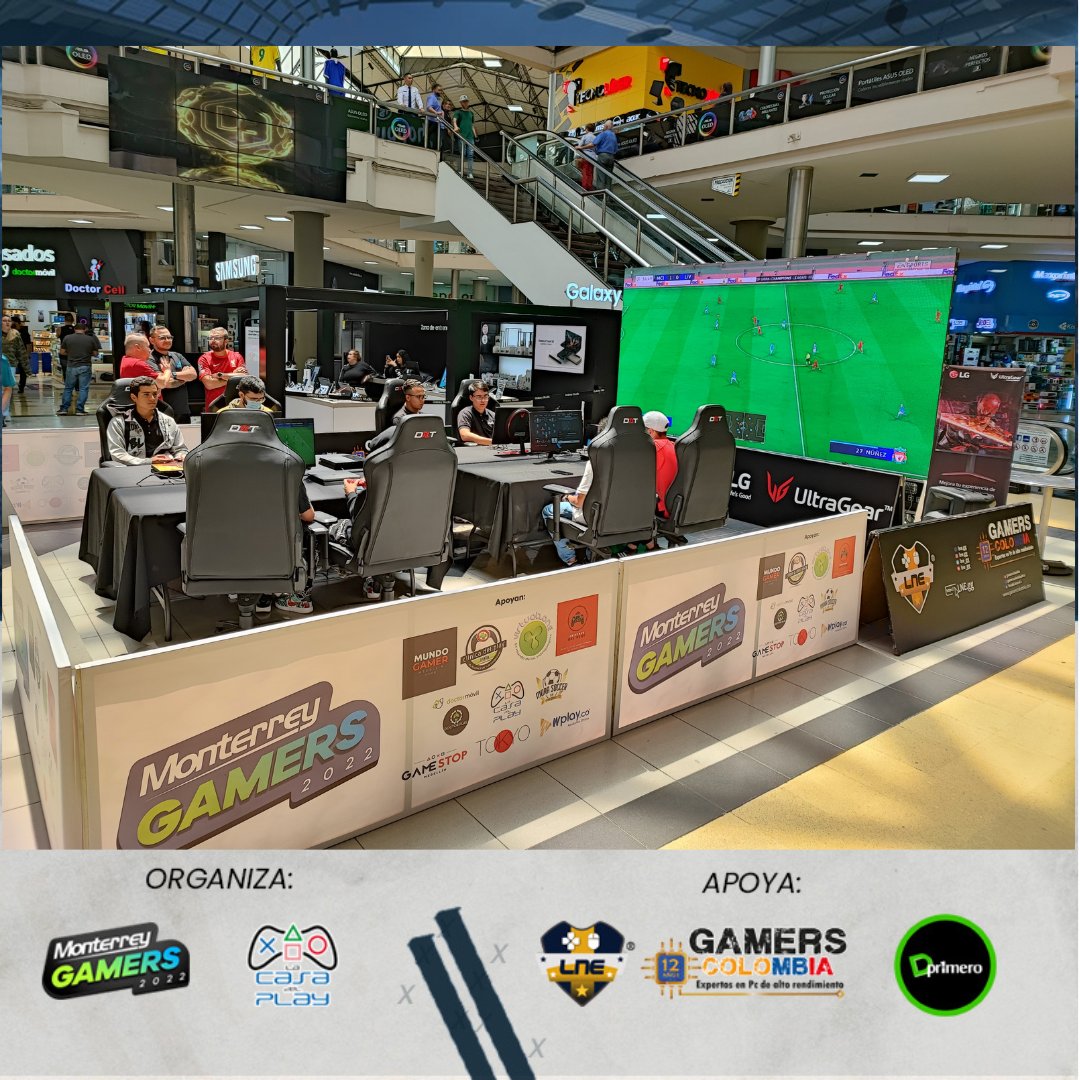 lne_gg's tweet photo. Les queremos dejar algunas fotos del evento de lanzamiento de #FIFA23 que realizamos este fin de semana en el @ccmonterrey donde compitieron mas de 90 jugadores
Agradecemos el apoyo de @TiendaGamersCo 
#Esports #Gamers #Medellin #Torneos https://t.co/EJ1MsmWLSD