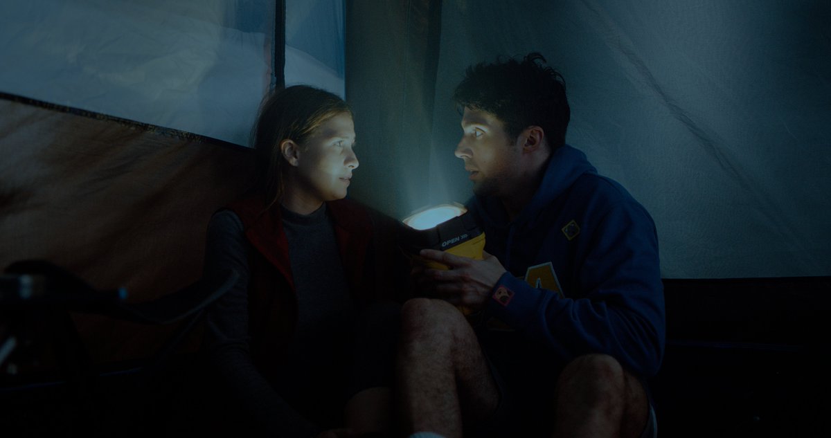 WorthenBrooks's tweet photo. #BITESIZEHALLOWEEN Spotlight on THE KAPRE: Two unsuspecting Americans awaken a large and legendary creature while camping in an enchanted Philippine forest. Writer/Director Carlo Ledesma; starring @tippydossantos8, @akoposilocco, &amp; Antonio Adlawan. Watch now on #Huluween! 🏕 https://t.co/TikRw8jq0A