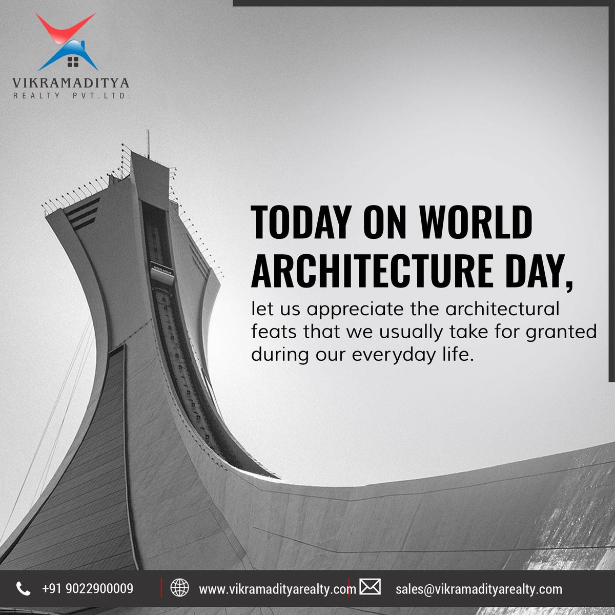 VikramAdityaRPL's tweet image. It&apos;s an opportunity for us to express our appreciation for all of the architects for their wonderful innovations.

Happy World Architecture Day from Vikramaditya Realty 

#VikramadityaRealty #HappyArchitectureDay #ArchitectureDay2022 #Architects