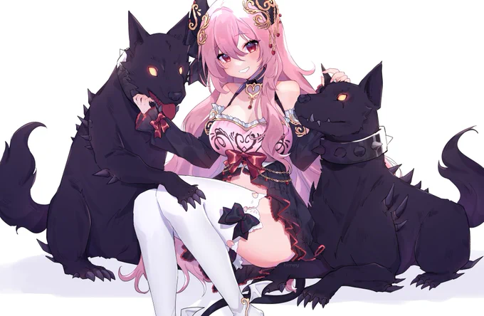 fullbody commission for @/pinkuinu![ cropped ]  