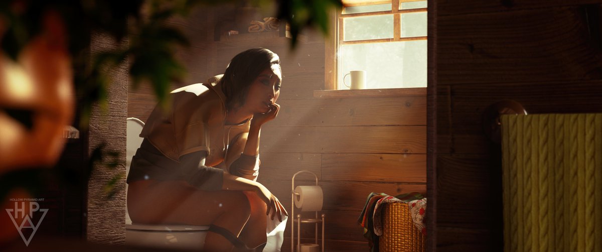 HollowPyramid's tweet photo. Kaitlyn knows the best way to start a beautiful morning at camp. With a pretty view and a fresh cup of coffee, she is all set for as long as it takes.

After a bit of a busy Summer, I'm back in action and wanted to bring in the spooky month with a member of "The Quarry." 🎃 https://t.co/Az6yfvvYhL