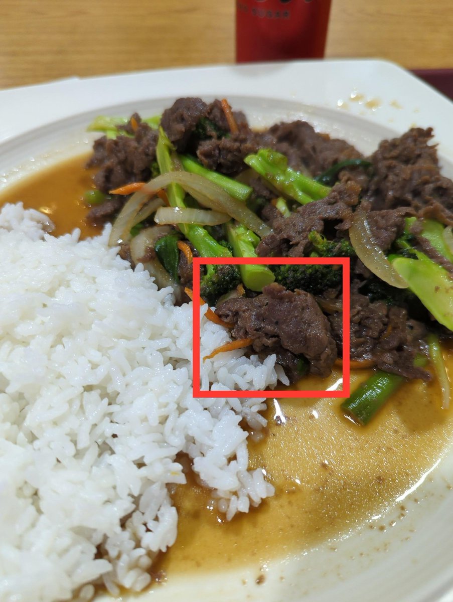 TheToste's tweet photo. I sent a picture of the bulgogi I got to my dad and he sent this back with the message "it looks like a little frog." A wholesome man. https://t.co/IEMEaiOgNq