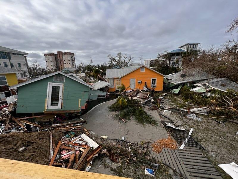Someone who I had done a story with when I used to cover the Fort Myers Beach beat for <a href="/winknews/">WINK News</a> sent me this photo. They owned what was the Myerside Resort &amp; Cottages. They say it’s a total loss. The beach is unrecognizable 😔