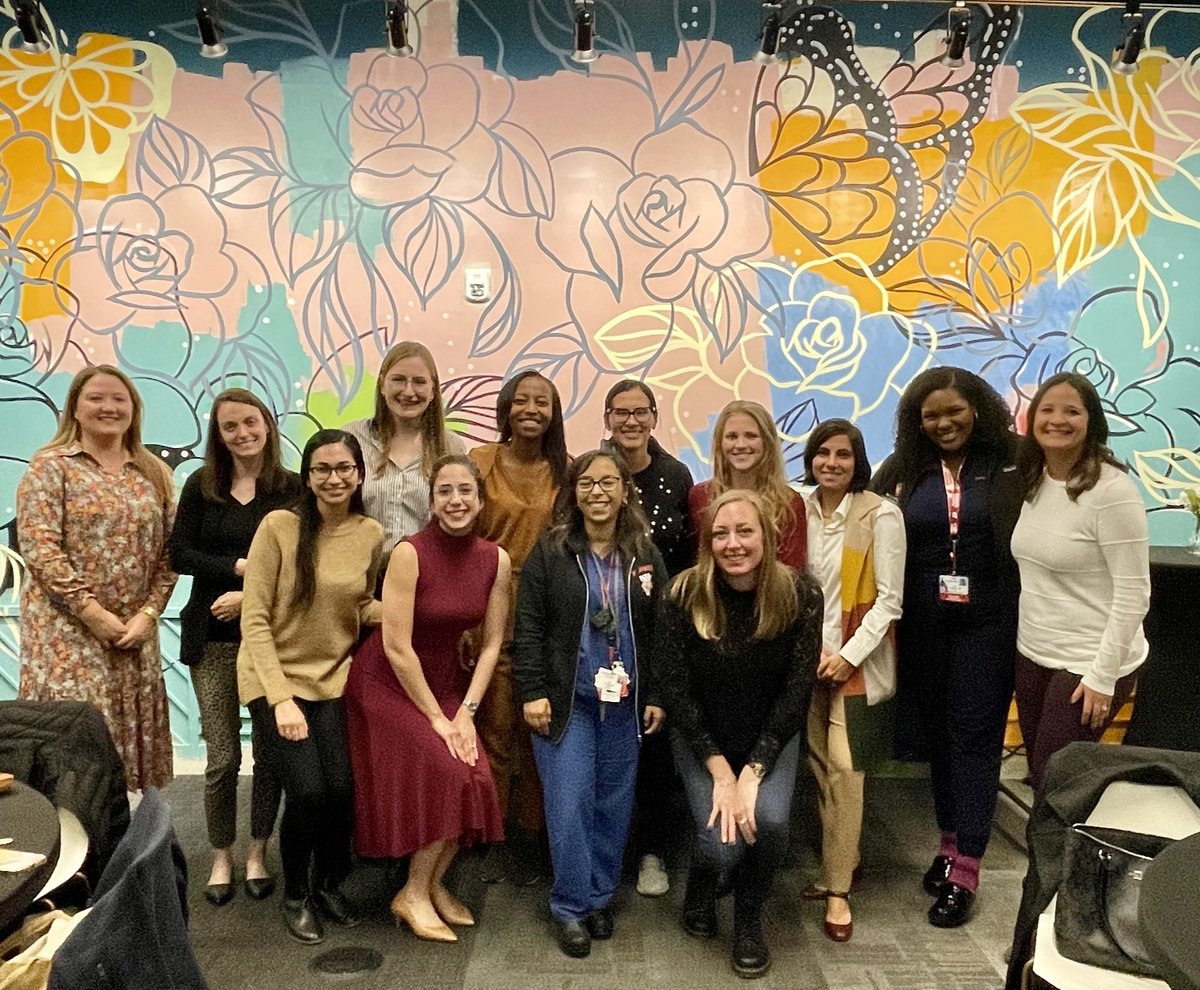 Some of the women physicians from our #WomenInRadiology 'Welcome Back' event! So happy to see the number of women trainees that were able to join us! @UWiscRadiology @UWHealth @UWRadRes @uw_diversity