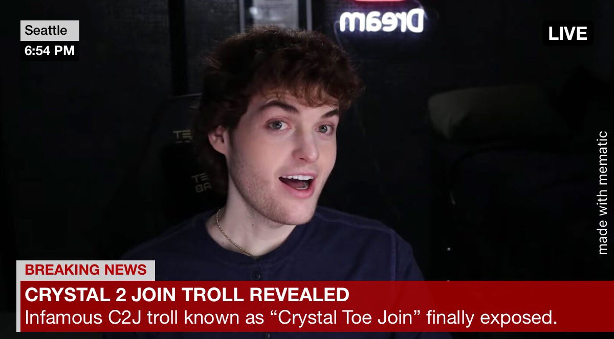 CrystalToeJoin's tweet image. 🦶🤡🦶
#Crystal2Join #CrystalToeJoin