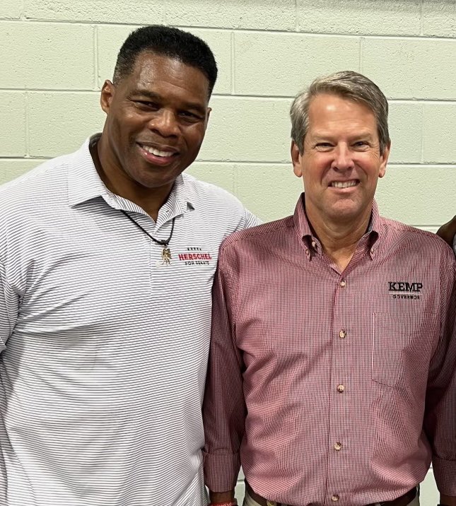 TrueKempFacts's tweet photo. FACT: @BrianKempGA supports @HerschelWalker and his bid for US Senate despite the recent news that Walker paid for an abortion for a previous girlfriend. #gapol https://t.co/fcDztzTL0h