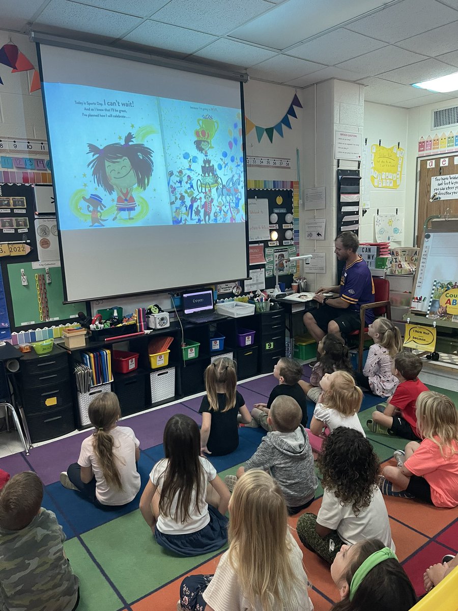 AshThomas80's tweet photo. Cru baseball hits a home run by reading this month’s Staff Pick book tomLakewood Leopards! Similar to a Principal’s Pick, staff members choose a book that conveys an important message. Coach Harmon and Coach Brent selected “I Really Want to Win” @BeltonISD @CruSports @crubaseball https://t.co/g976HECMKK