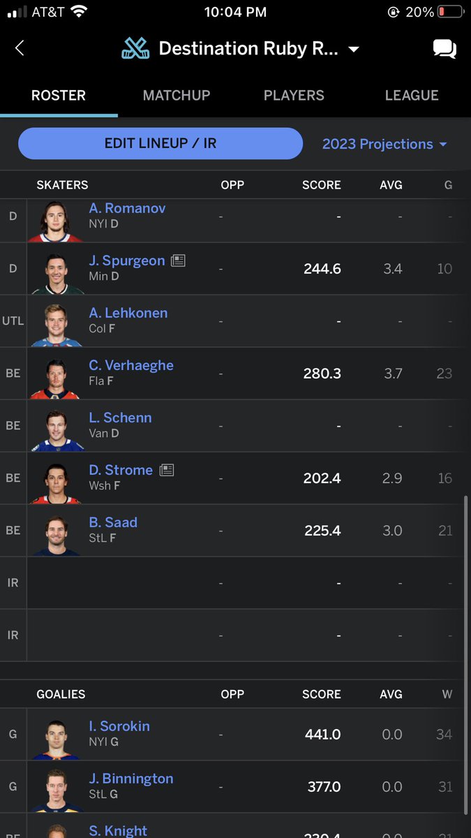 matt_reds's tweet photo. I have a few #isles on my team. #rosterbating https://t.co/Qr1WVQ5pec