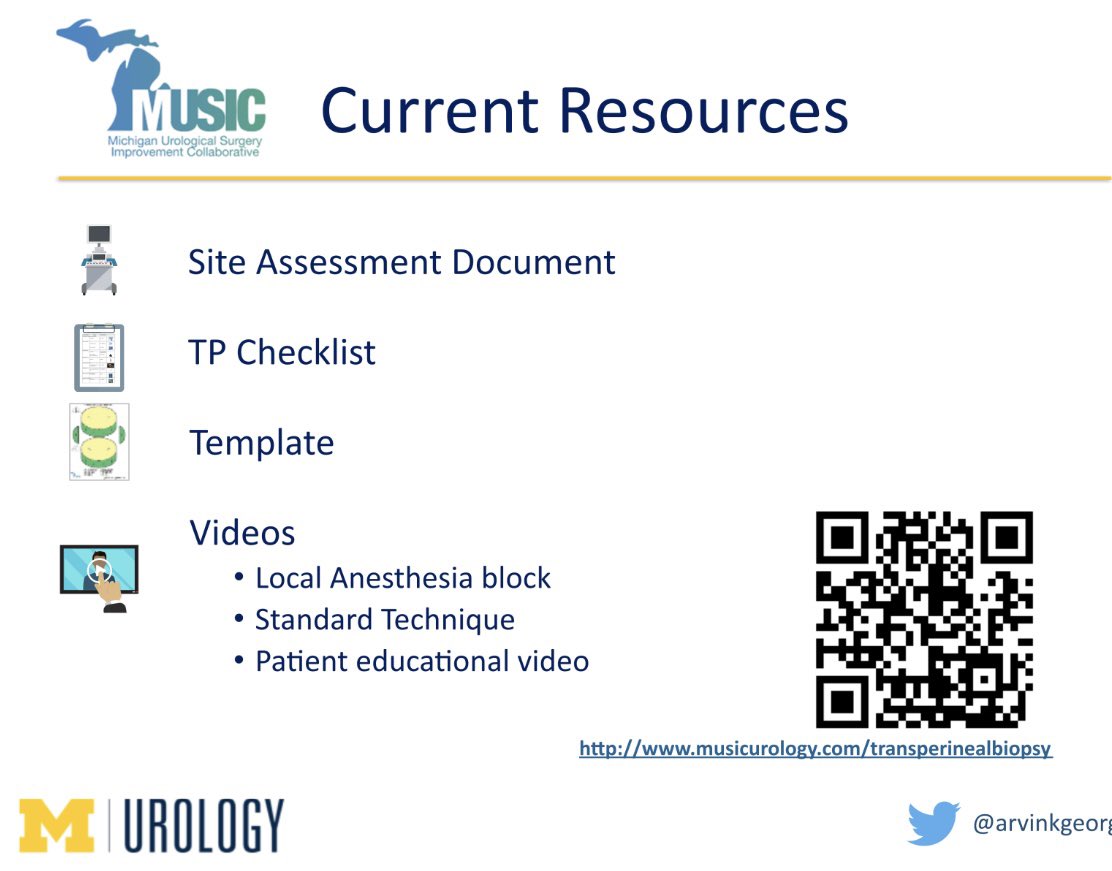 @MUSICUrology has developed a comprehensive suite of (FREE) publicly available resources to get ANY practice started.

-Ordering info for what you need so you don’t have to go searching
-Training videos
-Patient facing video on #transperinealbiopsy