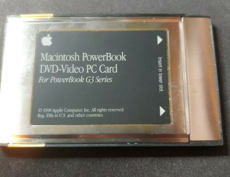 Ak1SSSStar's tweet image. Macintosh PowerBook DVD-Video PC Card、どこ探しても無いんだけど、2枚目とか3枚目のカードで代用できたりするのかな?教えてエロい人! #apple #powerbookg3