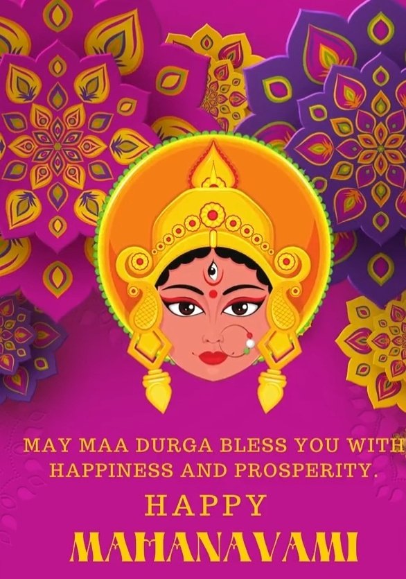 v_ickey_8's tweet photo. On the pious occasion of maha Navami , may ma durga fulfill all your wishes. bless you and your family with happiness and success. wish you very happy maha Navami!
#mahanavmi 
#माँ_दुर्गा 
 #Dussehra  
#विजयादशमी https://t.co/21QtE7ZY9V