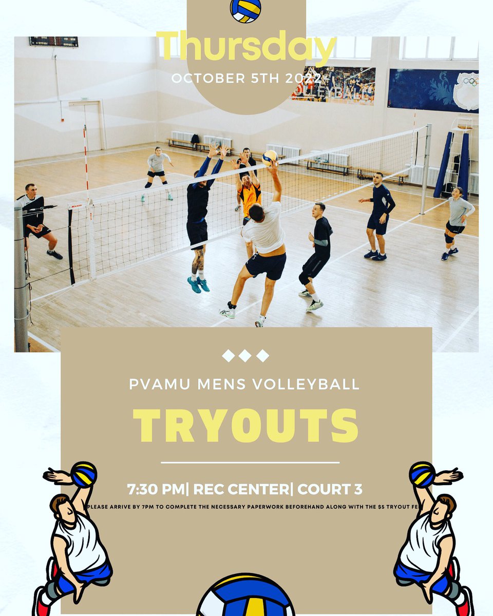 PVAMU Men’s Club Volleyball 🏐 tweet media