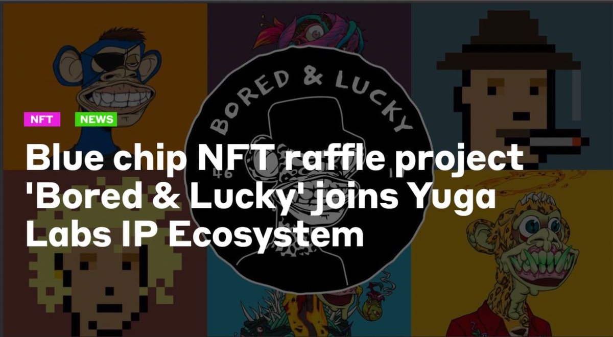 apenasu70731315's tweet photo. YugaLabs 🤝 BoredLucky Raffle Launch

50x Otherdeed's to be won. (Total worth $100k+)

Enter the free raffle on they're official site:
https://t.co/1EXmAjpalN

Read more 🧵 https://t.co/nnpF2IHL0j