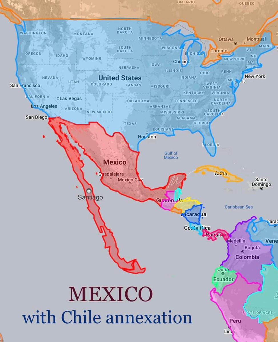 México si anexáramos a Chile