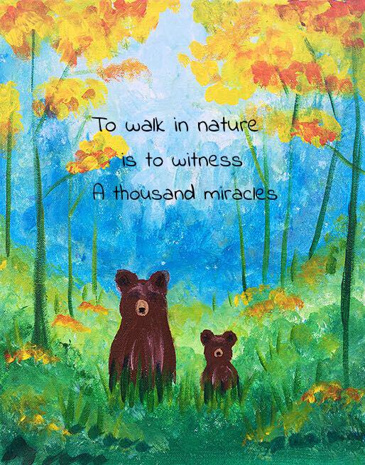 #walkinnature #naturewalks #bearwitness #miracles
