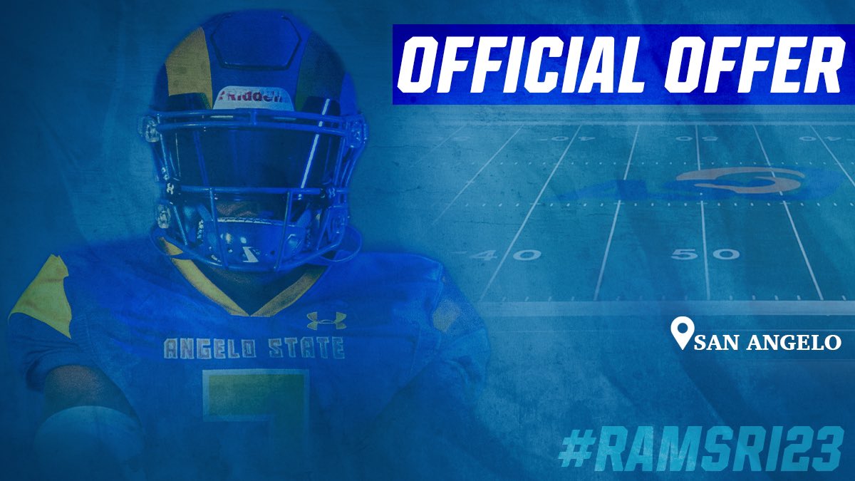 After a great conversation with <a href="/CoachOB_5/">Tyler O'Bryan</a> I am blessed to say that I have received an offer from @ASURamFootball! Thank you so much for this amazing opportunity! <a href="/CoachAdamClark/">Adam Clark</a> <a href="/CBruce_Sr/">C. Bruce</a> <a href="/CoachKDMattox/">K.D. Mattox</a> <a href="/coachbrenthilde/">Coach Brent Hildebrand</a> @coachrvillegas <a href="/CoachAMarmolejo/">Coach Andrew Marmolejo</a>