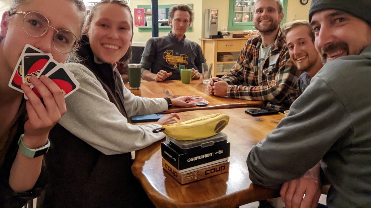 OpenTEAM (Open Tech Ecosystem for Ag Management) (@openteamag) on Twitter photo Finishing off the first day at #goatech2022 with some UNO! Super excited to be joined by a committed group of herders working to build a brighter future in #agtech!
Thanks for hosting <a href="/GOATech_org/">GOATech π</a>! π Finishing off the first day at #goatech2022 with some UNO! Super excited to be joined by a committed group of herders working to build a brighter future in #agtech!
Thanks for hosting <a href="/GOATech_org/">GOATech π</a>! π