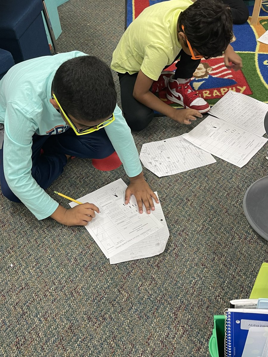 MrsHernandezCSE's tweet photo. Our young writers zoomed in on a small moment in time with their special glasses in writing today! Students used their special “glasses”, checklists, and participated in peer conferencing as they worked their way through the writing process. @CSE_Chameleons https://t.co/bpgVIretq5
