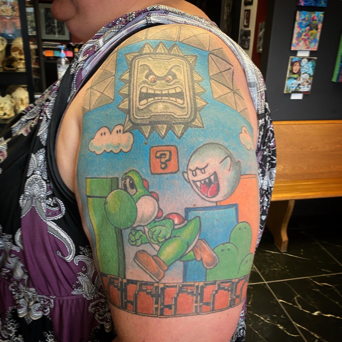 #mariotattoo #supermariotattoo #tattoo