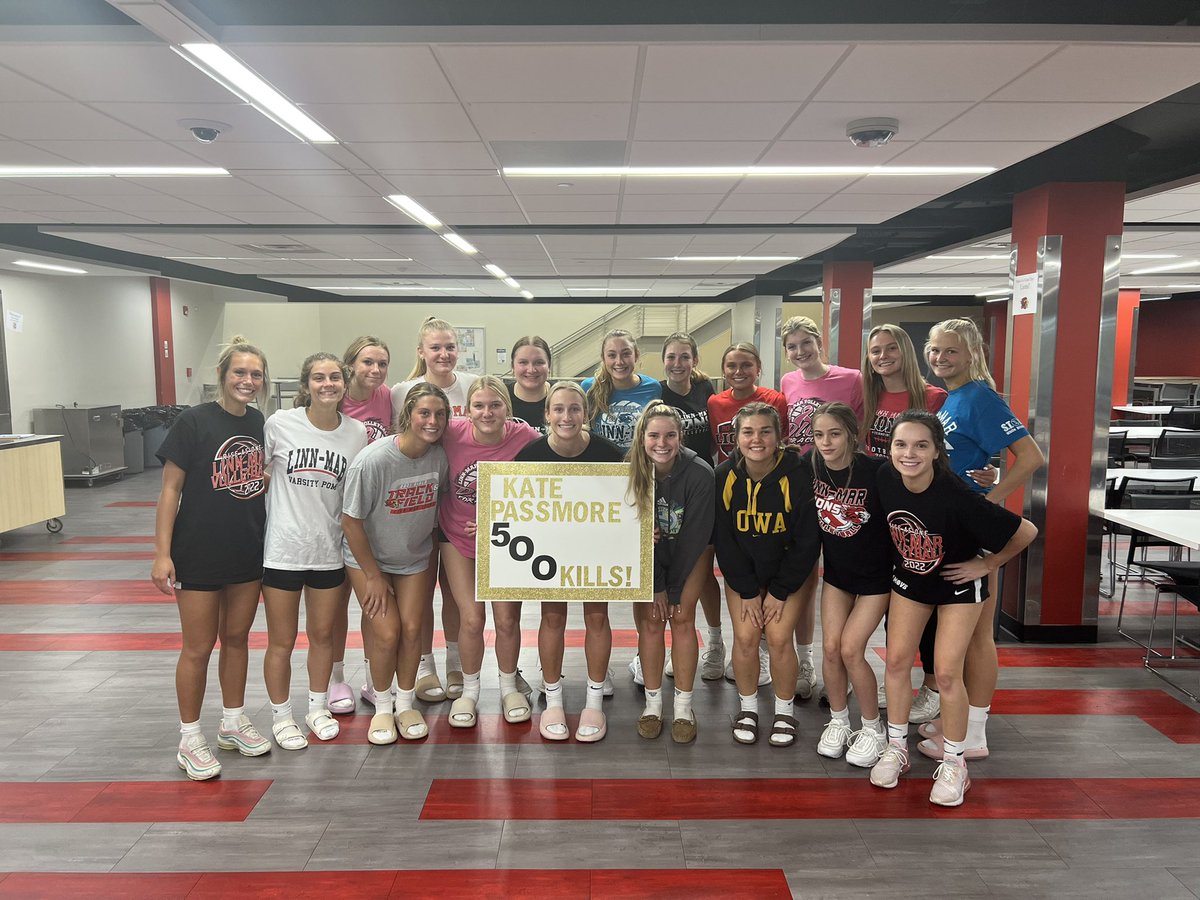 Our very own Kate Passmore passed 500 kills last Tuesday, congrats Kate! Such a bright future ahead!