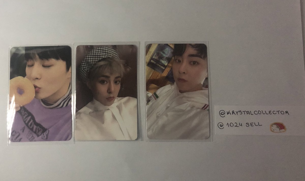 1024sell's tweet photo. [VENDO/VENDA]

• Cards Xiumin
• R$30 cada com frete incluso
•  feedbacks no ig @/krystalcollector https://t.co/zCkpDYuuUO