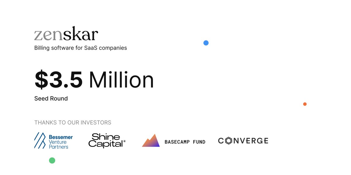 apurvbansal11's tweet photo. senior engineer &amp; architect, and head of engineering.

If you’re excited about learning and meaningfully shaping the trajectory of an early stage startup from Day 0 in its journey, please write to us at apurv [at] zenskar [dot] com. 

https://t.co/49kg3PFqXw (3/3) https://t.co/HWAVtFKnMC