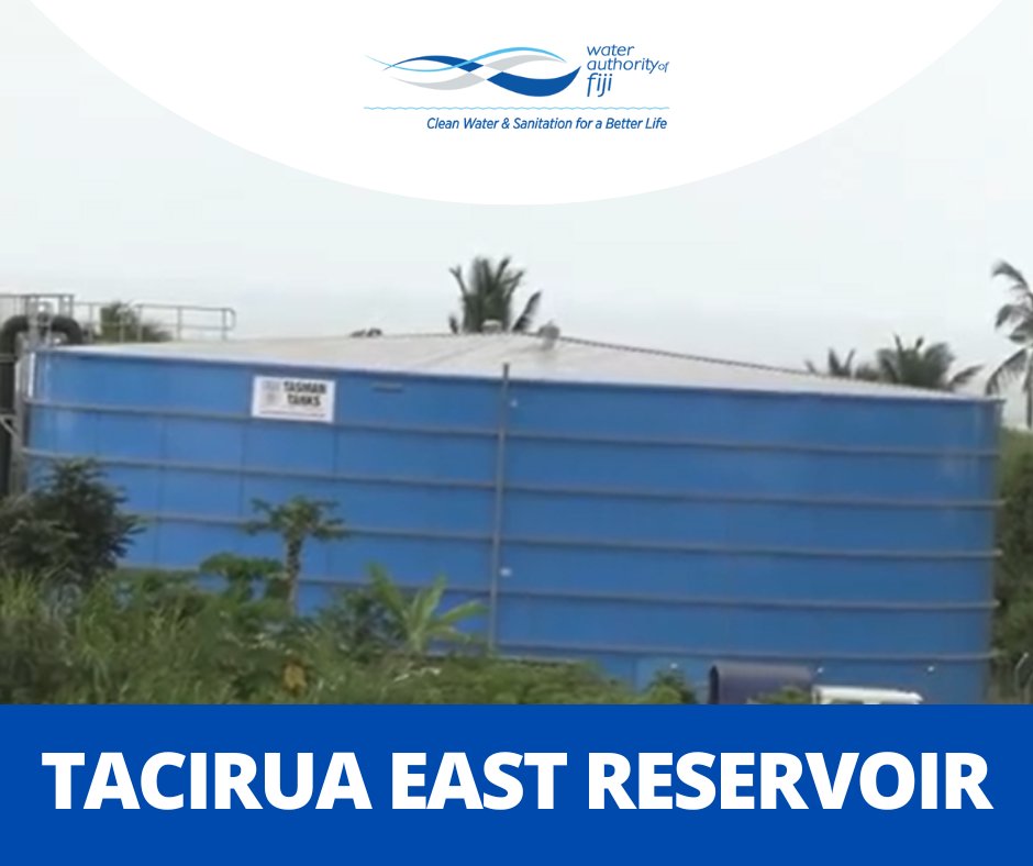 Our new 3 million litre treated water reservoir along Tacirua East Road, off Khalsa Road in Nasinu, which is expected to be completed by the end of October, will address intermittent supply issues that will benefit over 5,500 Fijians in the area. #TeamWAF #WAF #Fiji