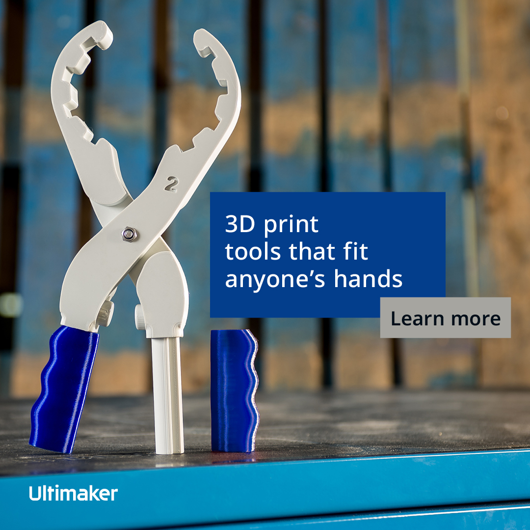 PuzzleBox3D's tweet photo. Custom ergonomic tools like this wrench usually cost around €600.

But this one can be 3D printed faster for just €20.

Discover more cost-saving 3D printing applications that will make production line operators smile.

https://t.co/8CoLnFwybi https://t.co/LowSf2wUqm